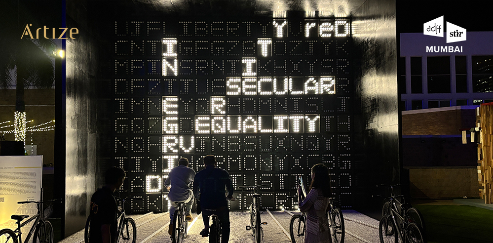 'Powering Passion' by reD Architects x Artize at ADFF:STIR Mumbai is a call to action