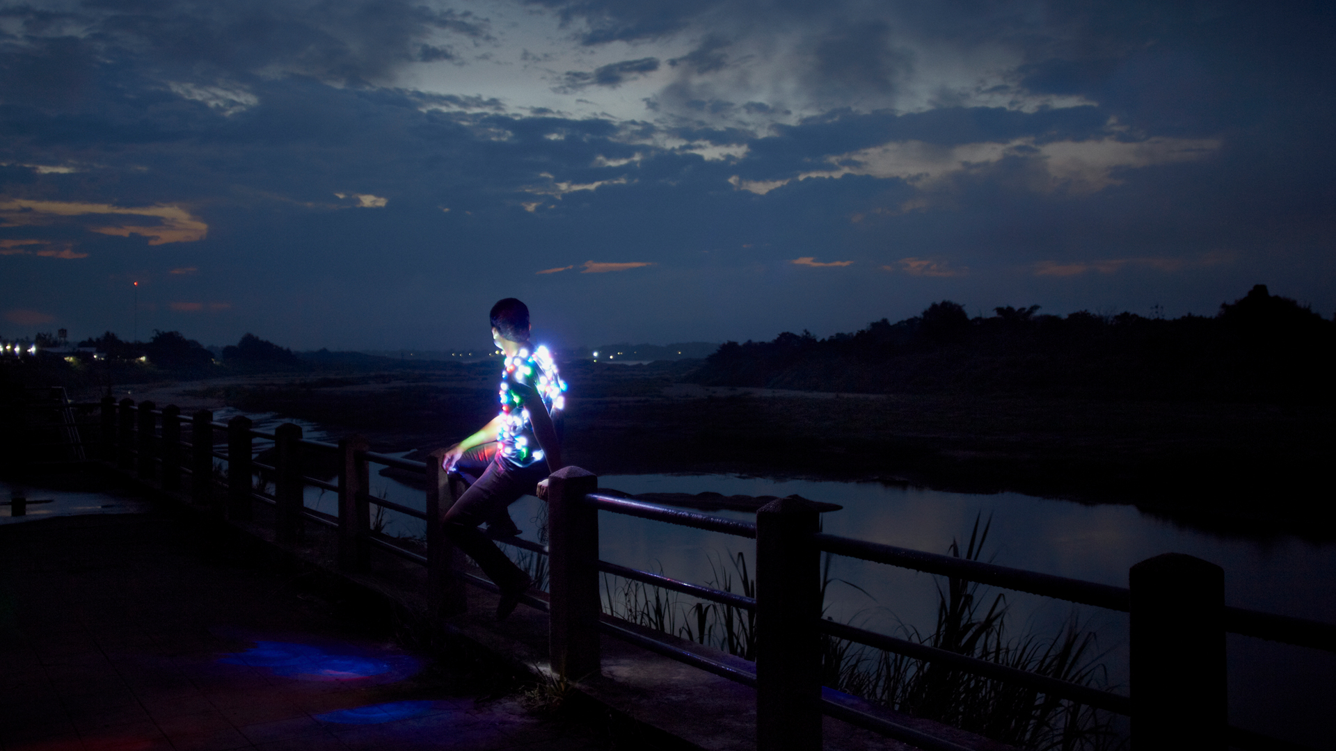‘Power Boy (Mekong), 1500mm x 2250mm, Lightjet Print, by Apichatpong Weerasethakul, 2011| Artes Mundi| STIR