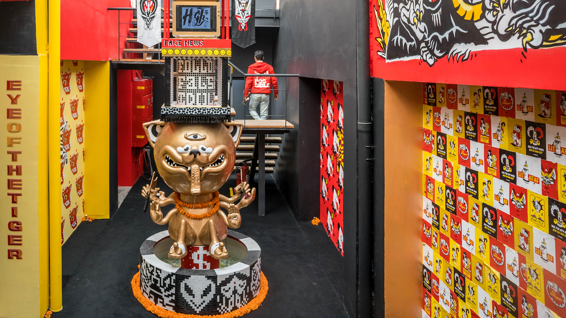 Temple of Self-Indulgence by artists Yok and Sheryo| F(r)iction| KONA| St+Art Lodhi Art Festival 2019| STIR