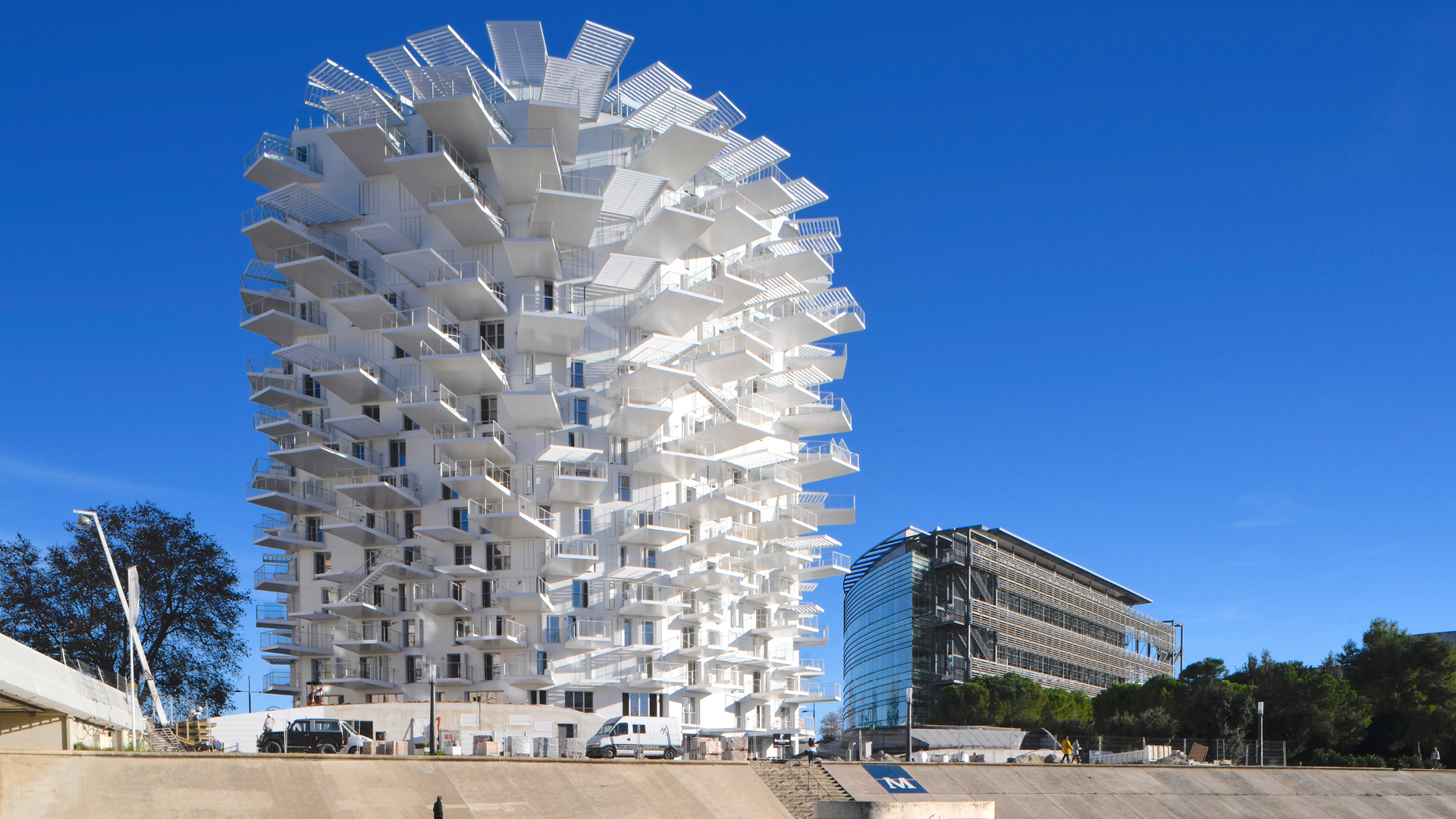 A view of the tower L’Arbre Blanc| Nicolas Laisné, Manal Rachdi, Sou Fujimoto| STIR
