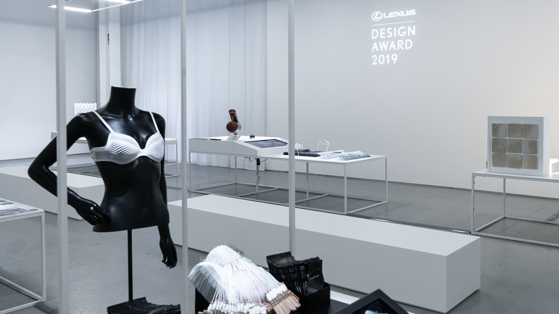 The final prototype of Algorithmic Lace bra| Algorithmic Lace bra| Lisa Marks| Lexus Design Award| STIR