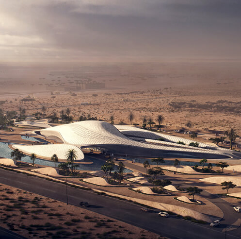 Waste-management facility in UAE gets a coat of opulence by ZHA
