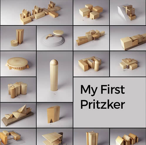 Andrea Stinga turns 'Pritzker buildings' into abstracted models for video