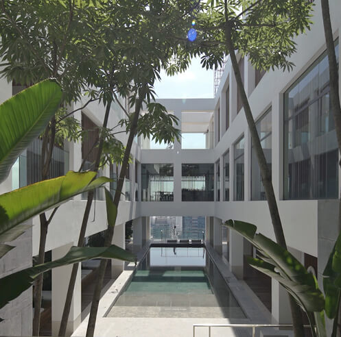 Neri&Hu's latest courtyard intervention at hotel Alila Bangsar in Kuala Lumpur 