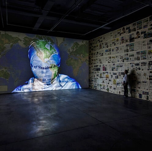 Artist Nalini Malani&rsquo;s exhibition draws attention to world conflicts 