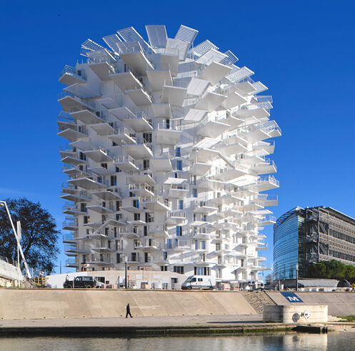 Sou Fujimoto's L'Arbre Blanc reflects Japanese, Mediterranean cultures
