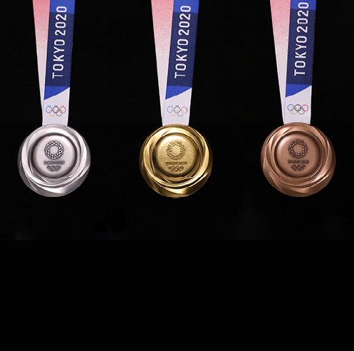 Medals for Tokyo 2020 Olympic Games crafted from electronic waste