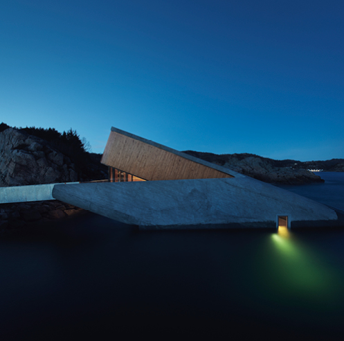 Sn&oslash;hetta creates Europe&rsquo;s first underwater restaurant 'Under' the sea