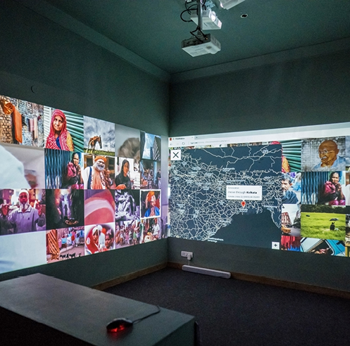 Marc Lee's installation maps free flow of information around the world