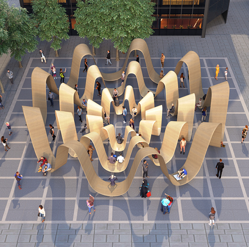 Paul Cocksedge&rsquo;s installation at LDF 19 invites visitors to <em>Please Be Seated</em>