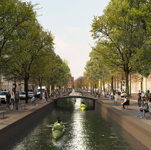 MVRDV proposes to revive The Hague's lost Canals