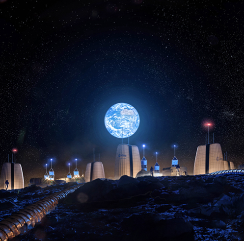 Architecture firm SOM designs 'Moon Village', a full-time lunar habitat