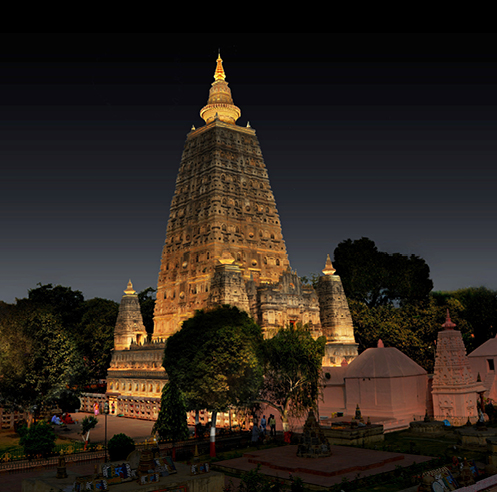 The site of Buddha's enlightenment shines bright with <em>Lighting the Mahabodhi</em>  