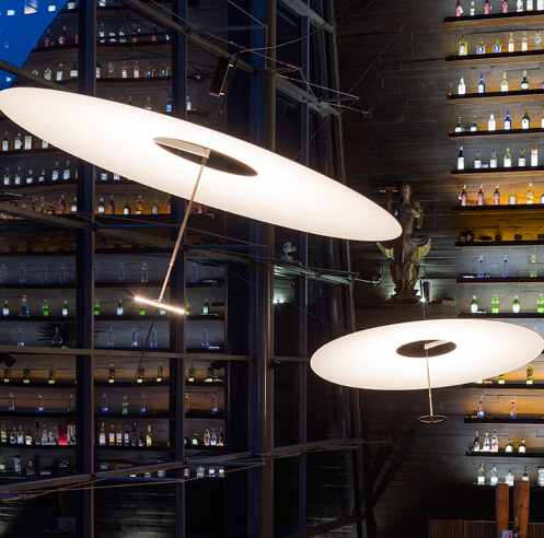 Flying Disc at Hotel Unique by Ingo Maurer