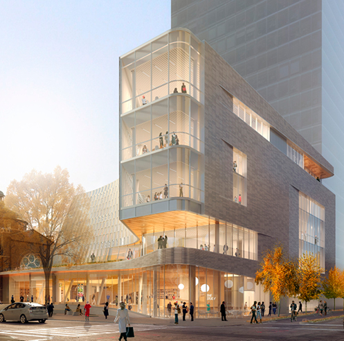 Sn&oslash;hetta unveils design for Mecklenburg's Main Library in Charlotte