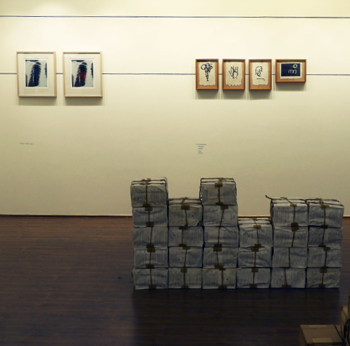 Ashok Ahuja's exhibition <em>Navajivan Nagar</em> explored the idea of text and architecture