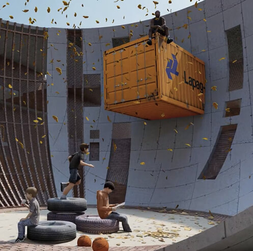 M:OFA Studios imagines a junior school in India like a subterranean &lsquo;soft fortress&rsquo;