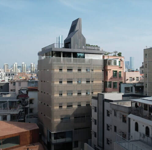 Neri&Hu's urban incisions transform an industrial apartment into a guesthouse