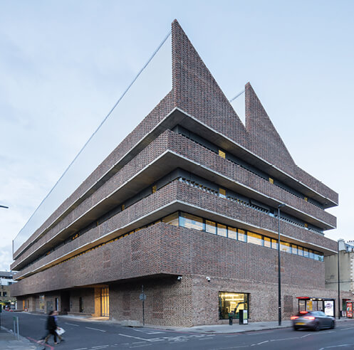 Royal College of Art's Battersea Campus is a meeting of art, science, and modernism