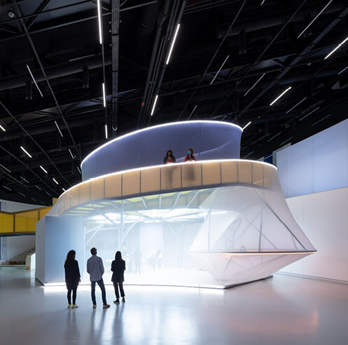 SO-IL designs Beeline as an ephemeral architectural intervention for MAAT, Lisbon