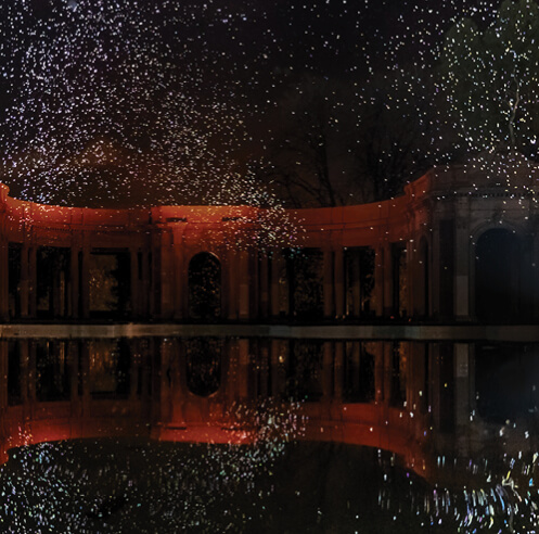 Daan Roosegaarde's 'SPARK' proposes a sustainable alternative to celebration