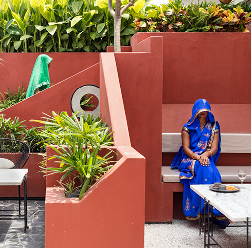 Portal 92 designs a caf&eacute; inspired by the &lsquo;memory of a village&rsquo; in Moradabad, India