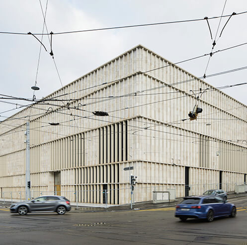 David Chipperfield's striated extension of the Kunsthaus Zurich opens to the public