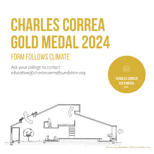 Charles Correa Gold Medal 2024