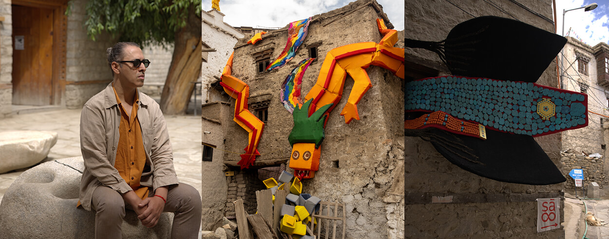 Vishal K Dar on taking art outside the white cube at sā Ladakh Biennale Vishal K Dar on taking art outside the white cube at sā Ladakh Biennale