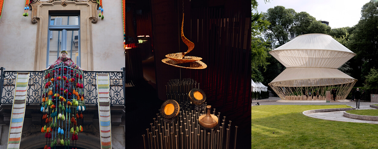 Kulapat Yantrasast explores Uzbek yurt, bread and water at Milan Design Week 2026 Kulapat Yantrasast explores Uzbek yurt, bread and water at Milan Design Week 2026