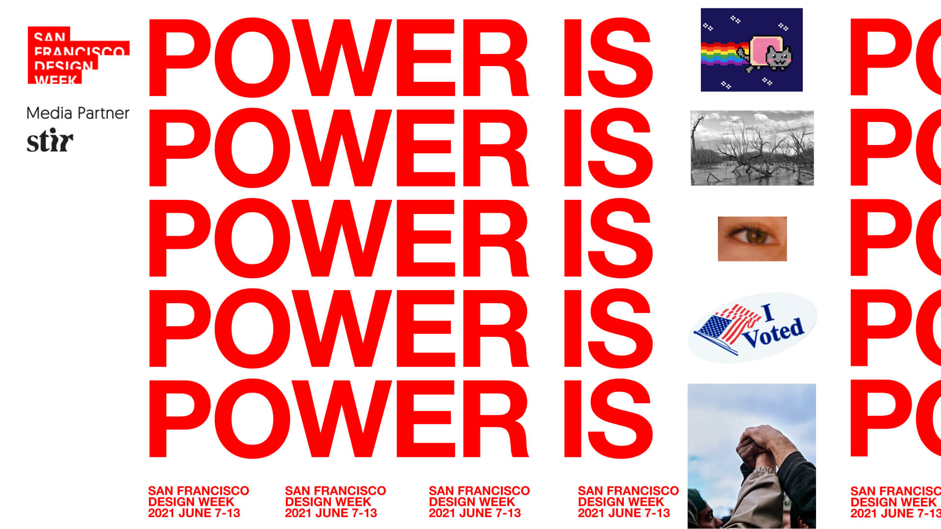 2021 San Francisco Design Week poster | Design Festival | San Francisco | STIRworld