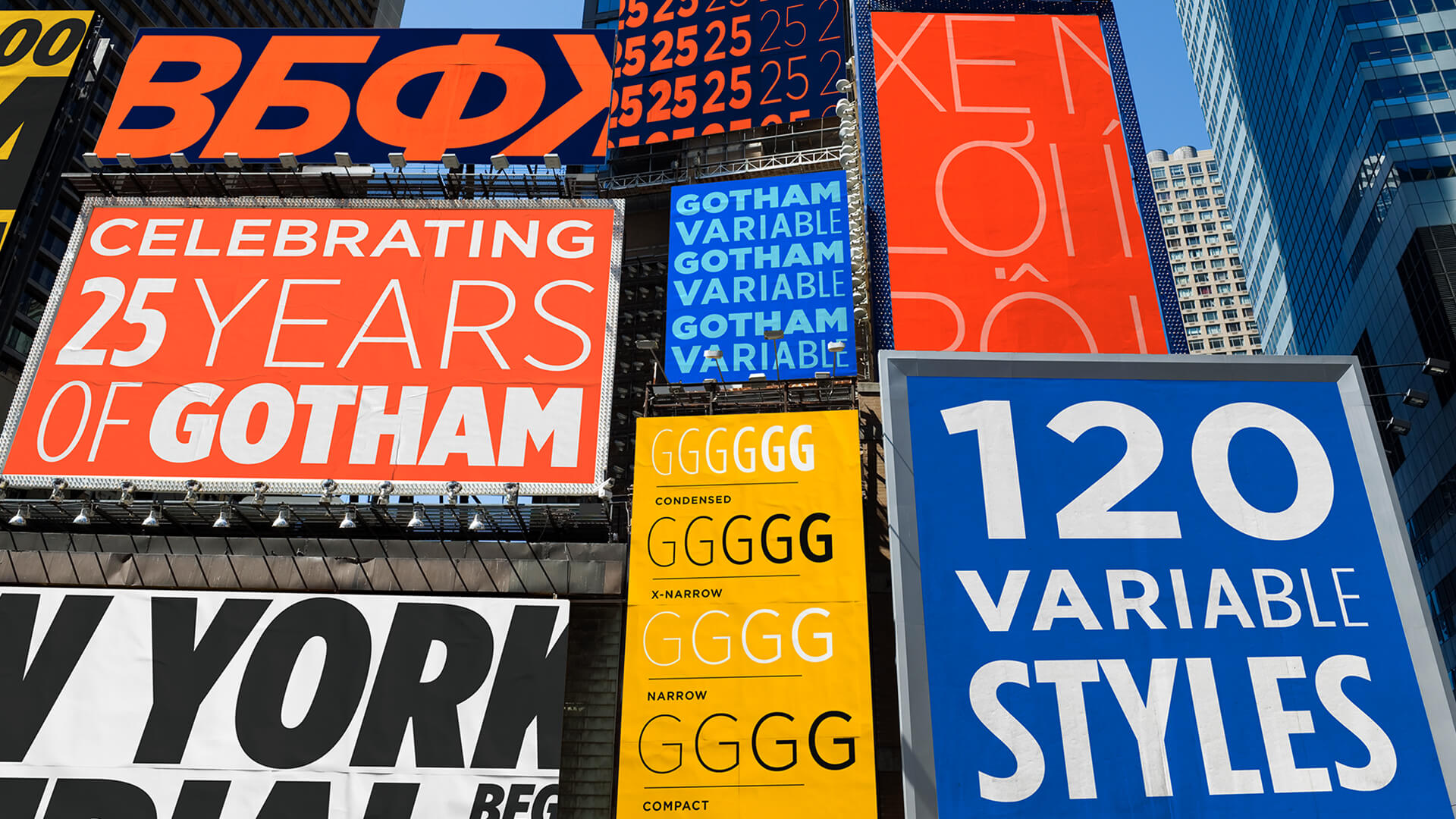 For Gotham&rsquo;s 25th anniversary, Monotype launches Gotham Variable, adopting the iconic type family for modern creative workflows | Gotham Variable | Monotype Imaging Inc. | STIRworld