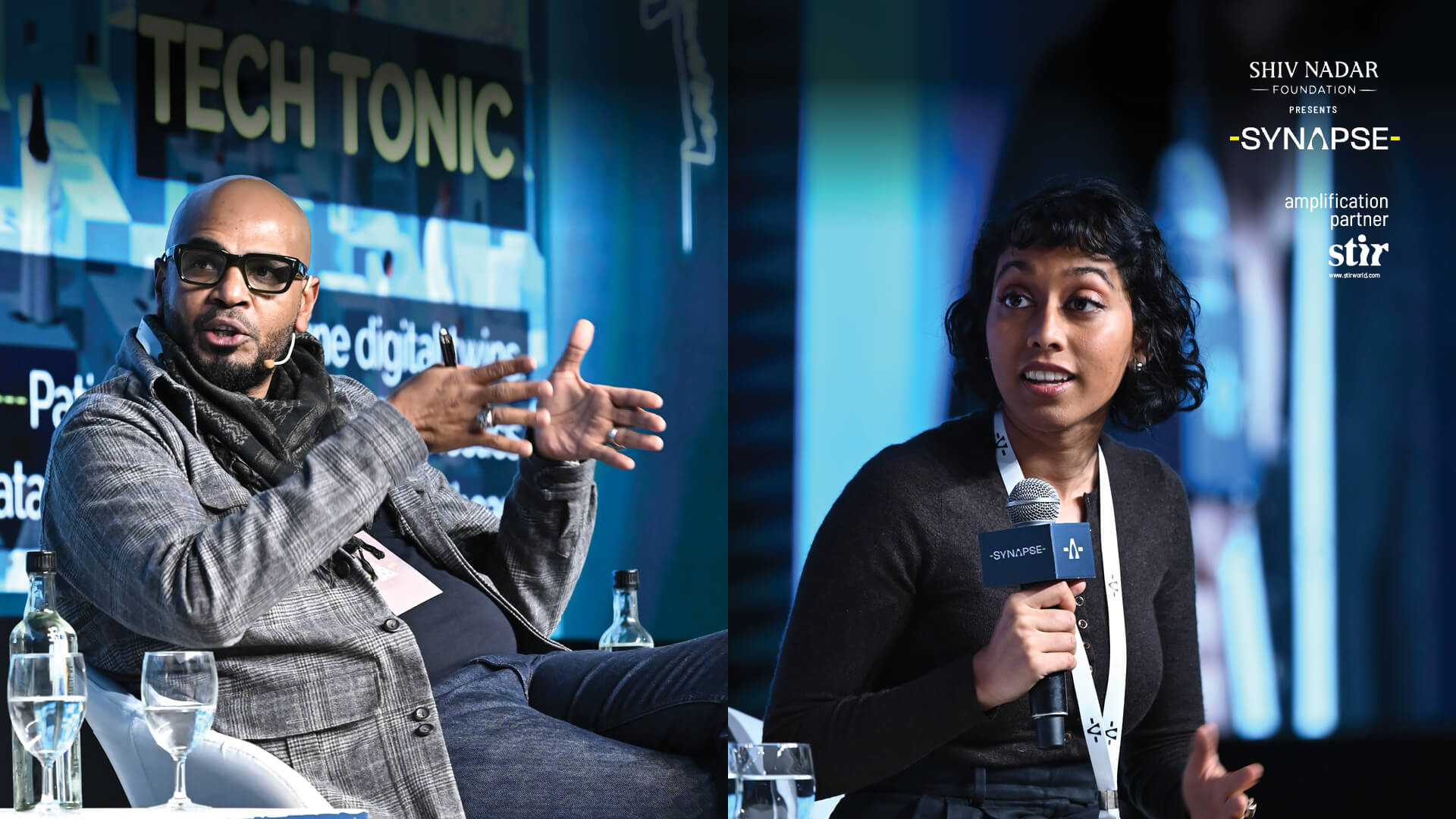 Hany Elosman and Irene Solaiman spark conversations on ethics, governance and the future of AI at the Synapse Conclave 2024| Synapse Conclave 2024| Hany Elosman and Irene Solaiman| STIRworld