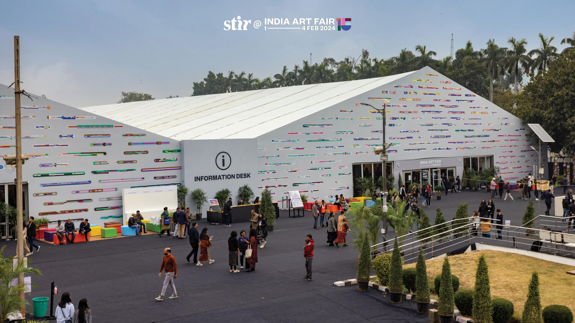 India Art Fair 2024 facade | Art Across | India Art Fair 2024 | STIRworld