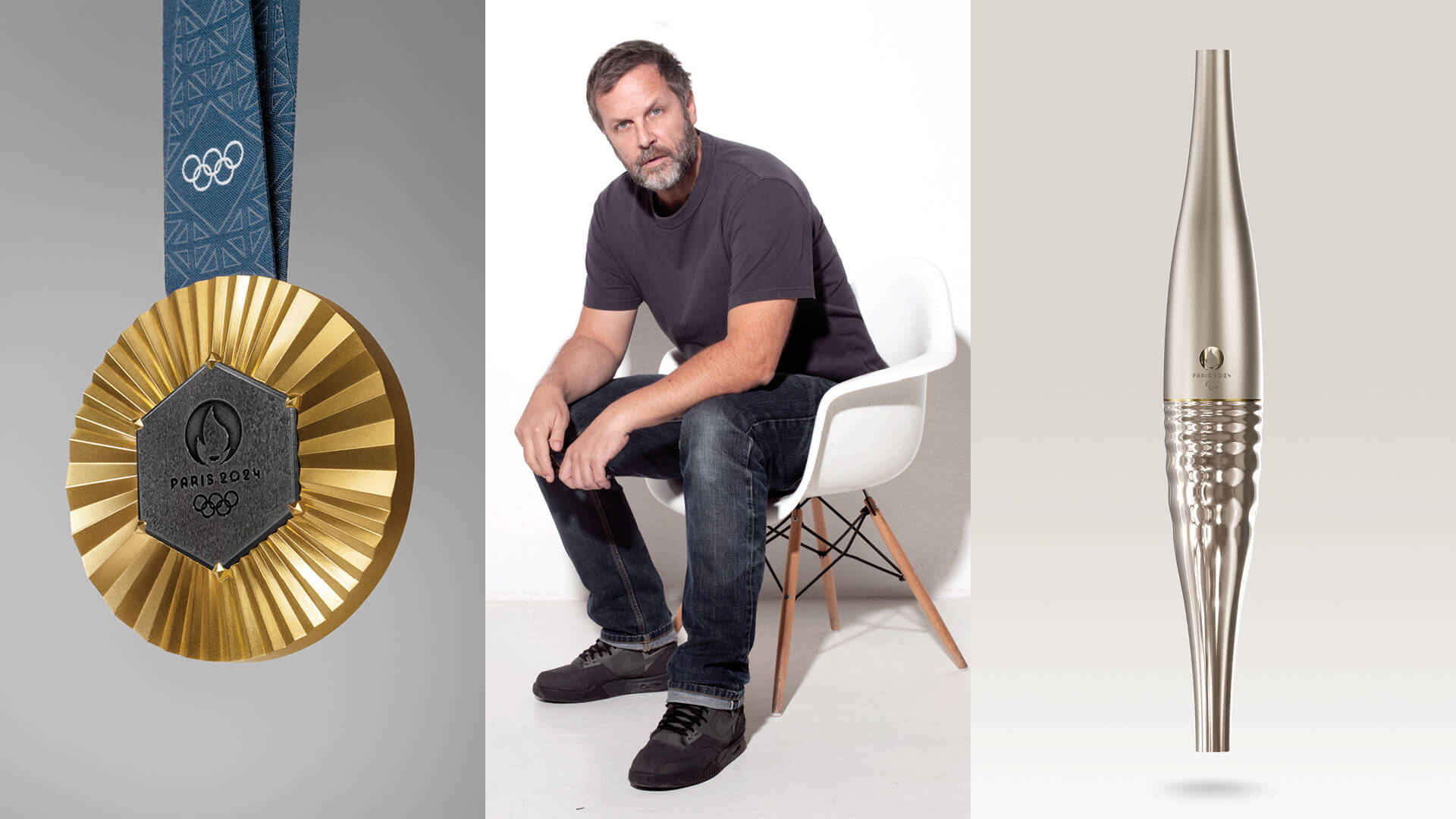 Paris 2024 medals, Joachim Ron, Director of Design, Paris 2024 and the Paris 2024 torch | Paris 2024 | Joachim Roncin | STIRworld