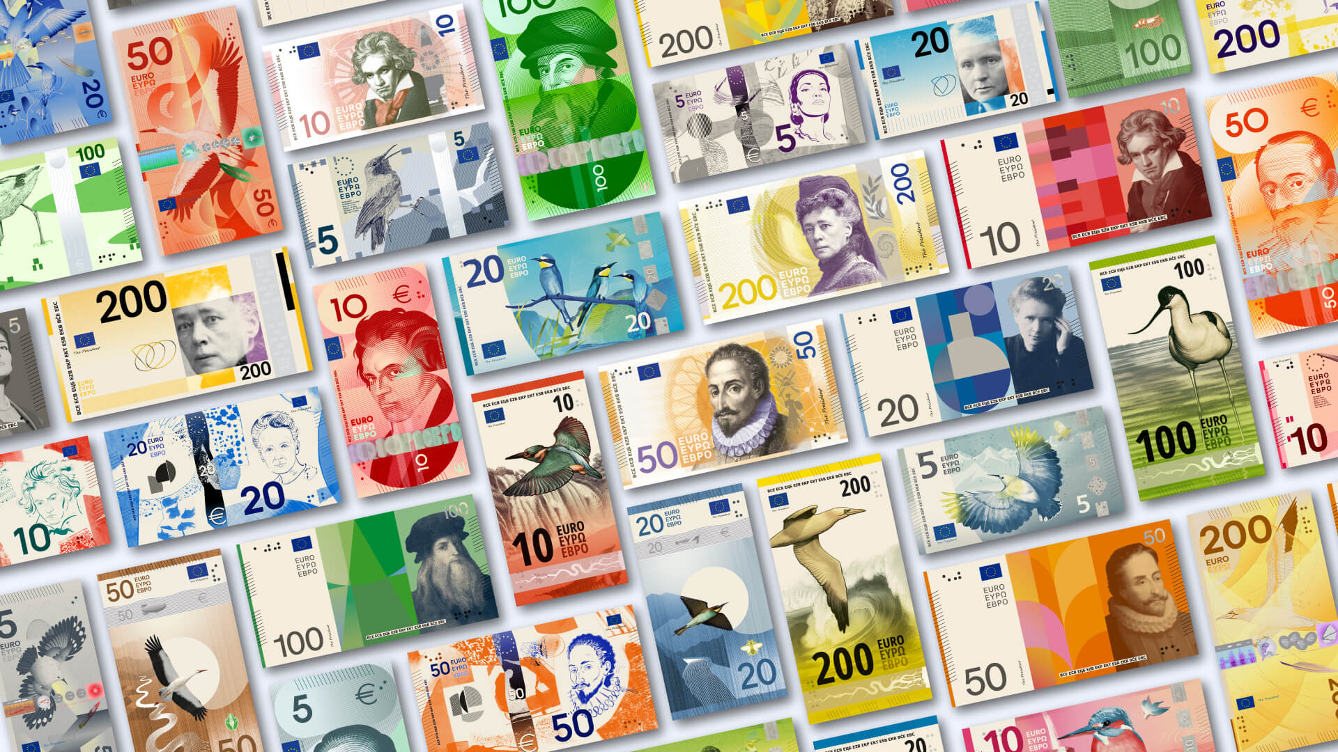 The striking shortlisted proposals for the Euro banknotes redesign ask for a closer consideration of what constitutes &lsquo;European&rsquo; identity | EuroNotes Redesign | STIRworld