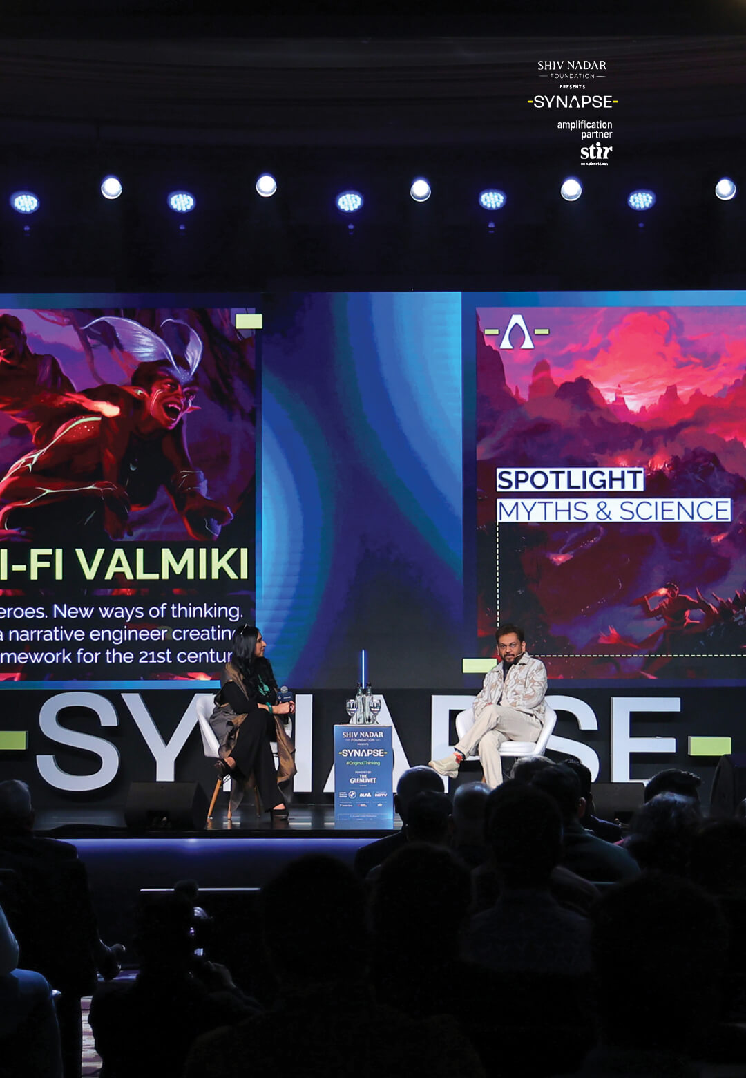 Shoma Chaudhury and Anand Gandhi during the Synapse Conclave | SYNAPSE 2024 | Anand Gandhi | STIRworld
