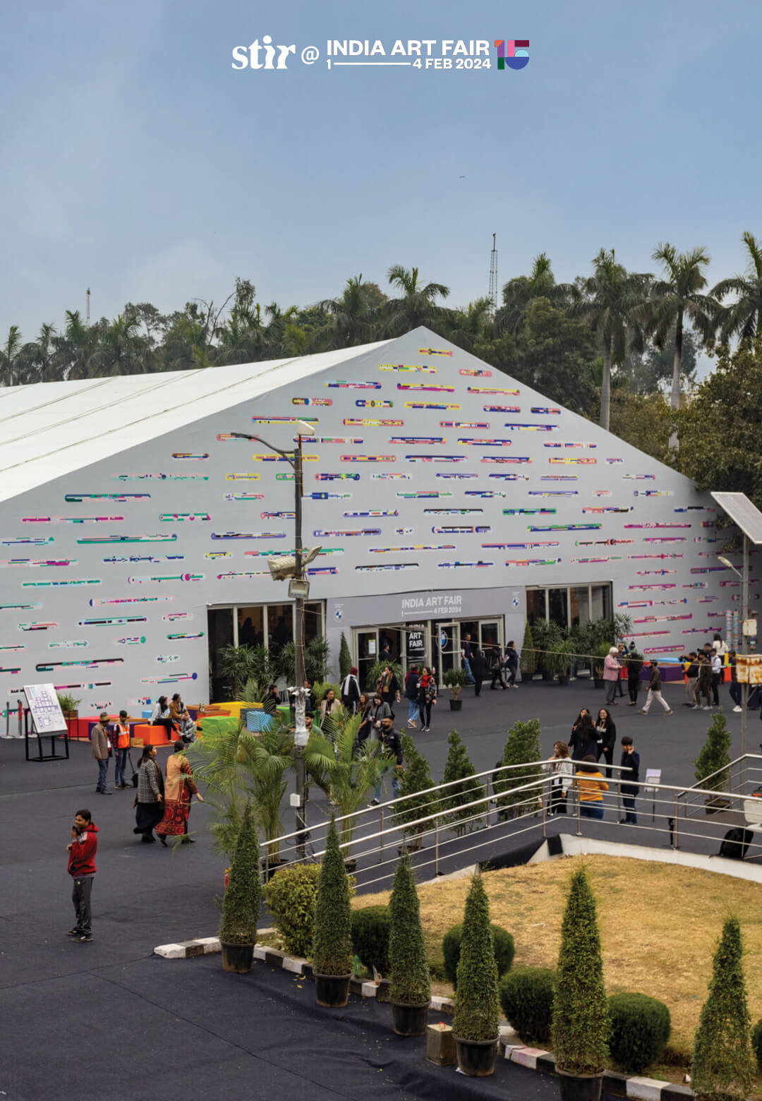 India Art Fair 2024 facade | Art Across | India Art Fair 2024 | STIRworld