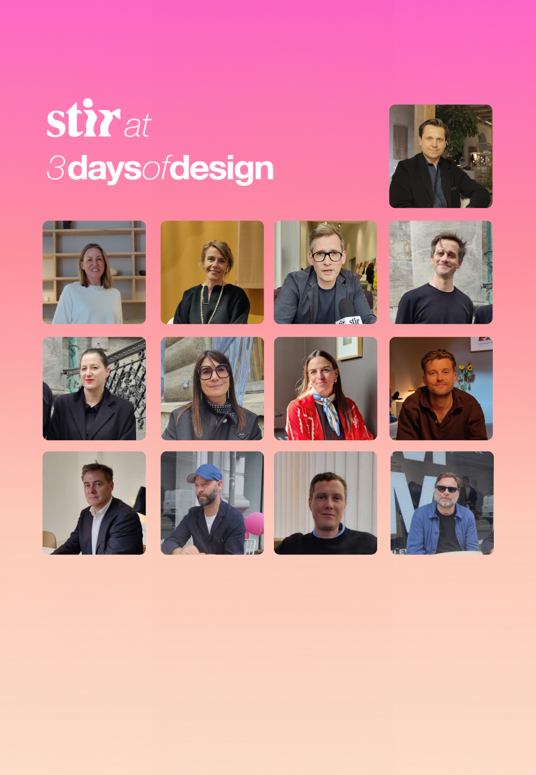 STIR at 3daysofdesign 2024 | 3daysofdesign 2024 brand interviews | STIRworld