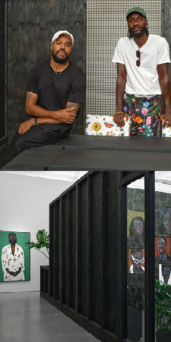 Amoako Boafo and Glenn DeRoche on collaboration and building spaces for art