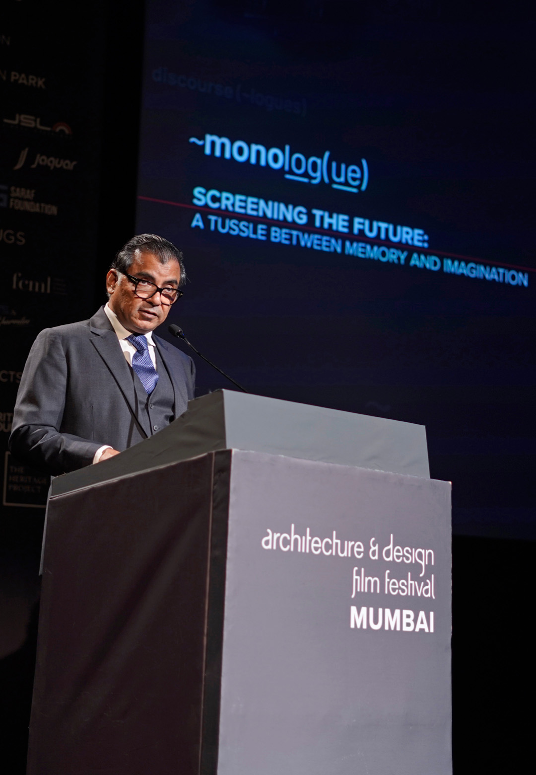 Danish Husain delivers ~monolog(ue) &lsquo;Screening the Future: A Tussle between Memory and Imagination&rsquo; at ADFF:STIR Mumbai 2025 | ADFF:STIR Mumbai | Danish Husain | STIRworld