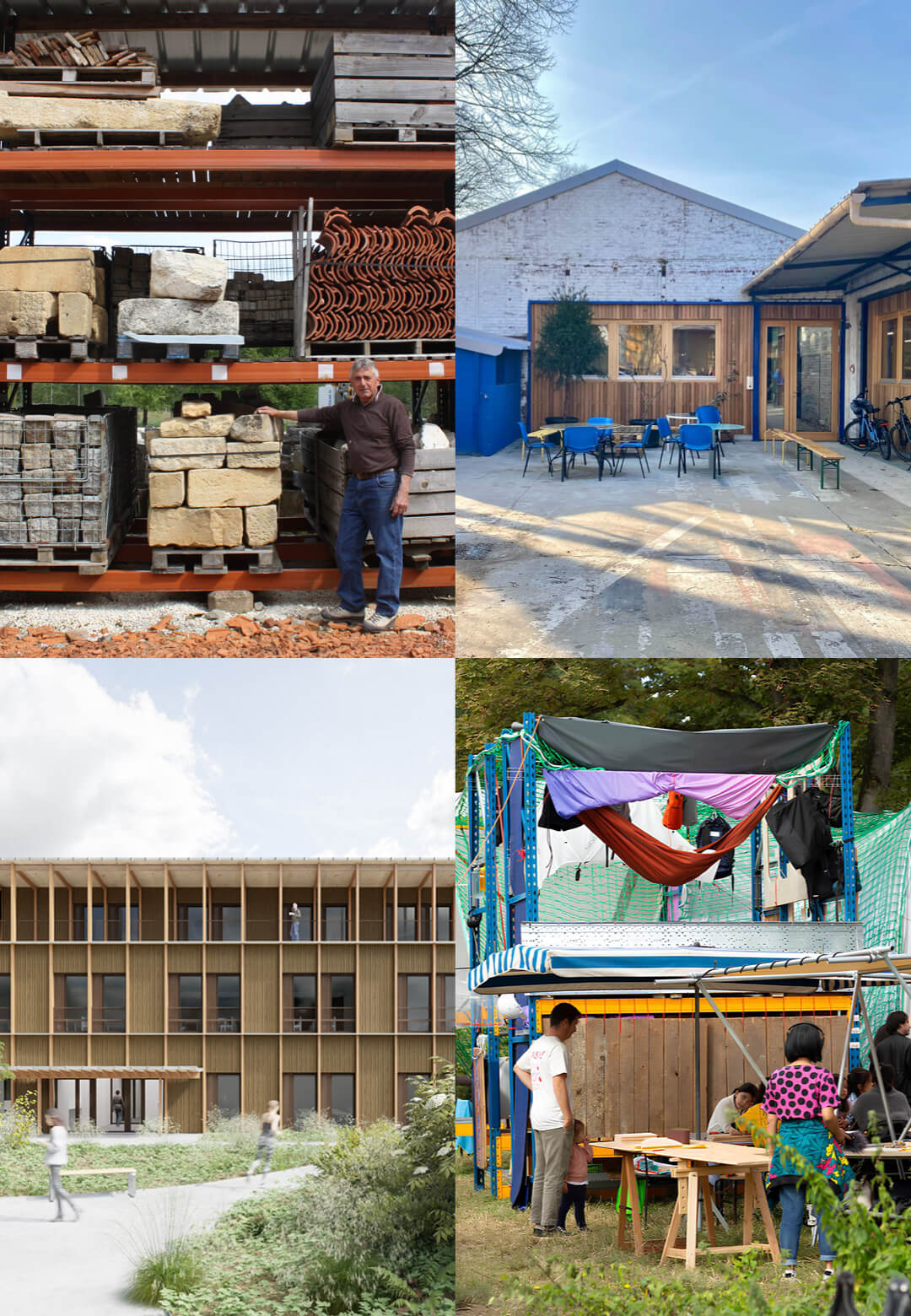 (Clockwise) Opalis, La Balise, Keller Pavilion and Bellastock Festival 2024 | Bellastock | STIRworld