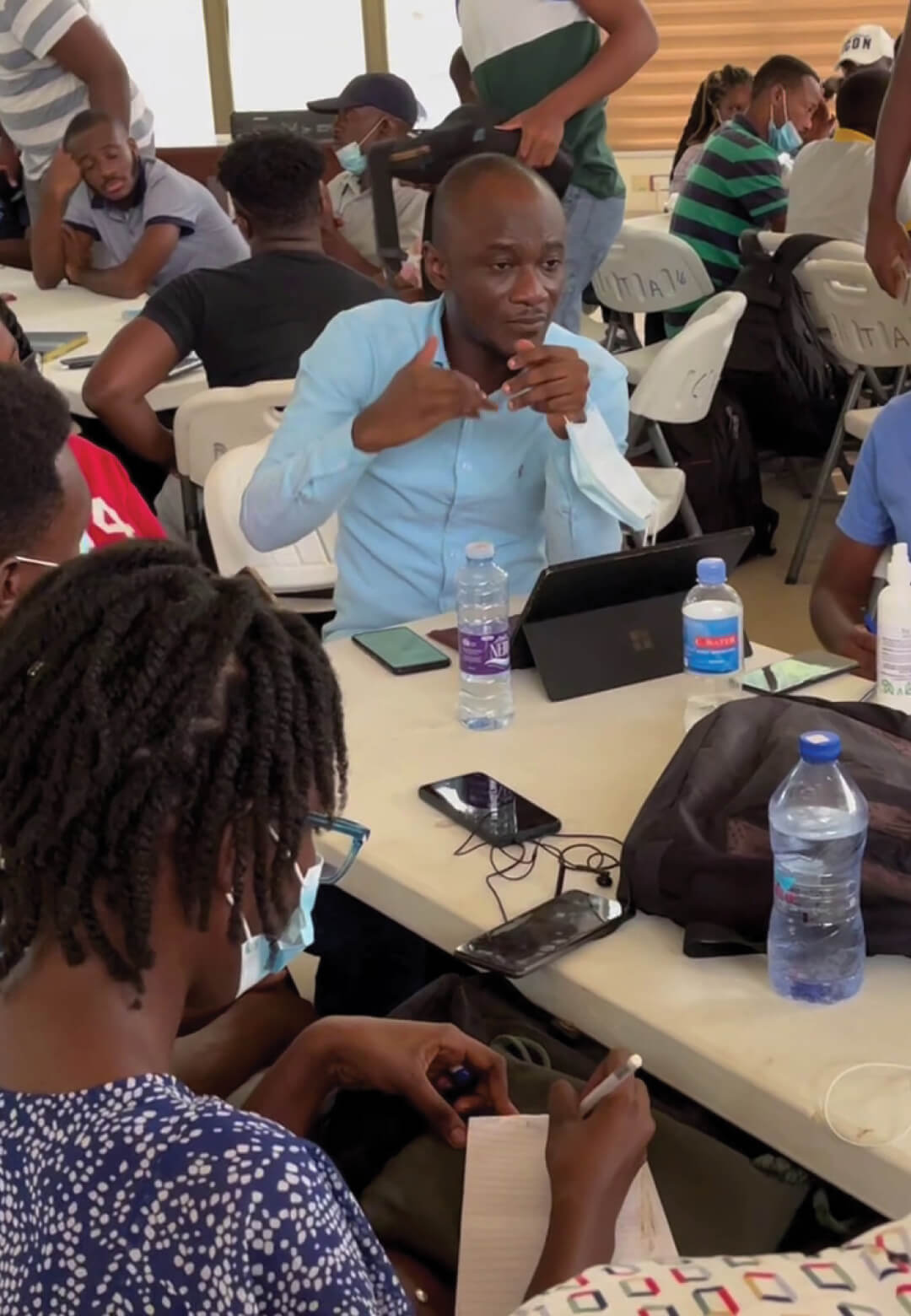 African architect and educator Emmanuel K. Ofori Sarpong with his students | Emmanuel K. Ofori Sarpong | Interview | STIRworld