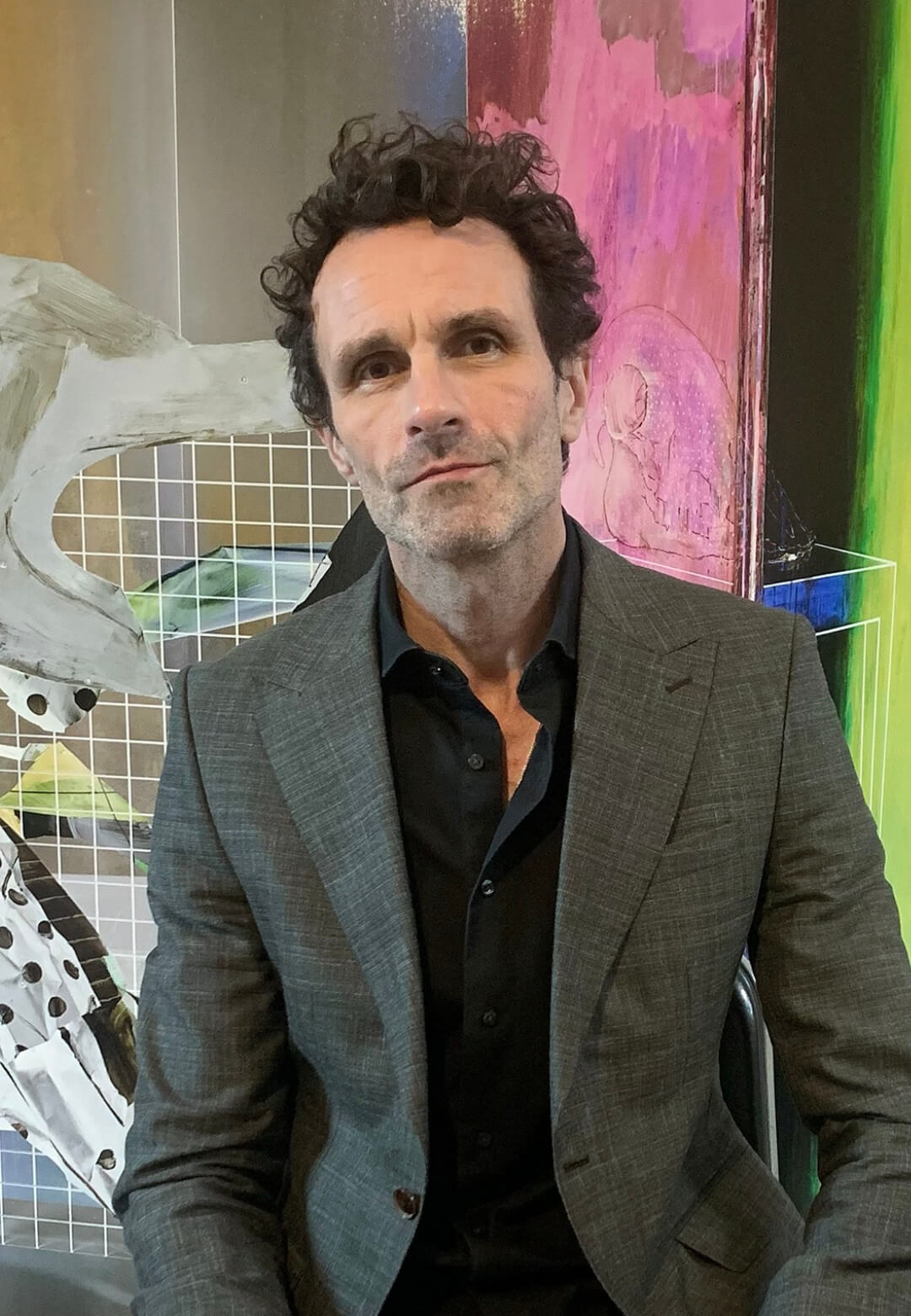 (L-R) Portrait of Paul Hodgson; &rsquo;ZOT&rsquo;,  2026, Paul Hodgson, on view at Varvara Roza Galleries | Paul Hodgson | STIRworld