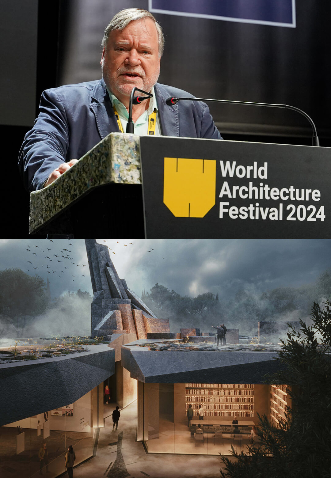 Paul Finch addressing WAF 2024 | World Architecture Festival | Paul Finch | STIRWorld