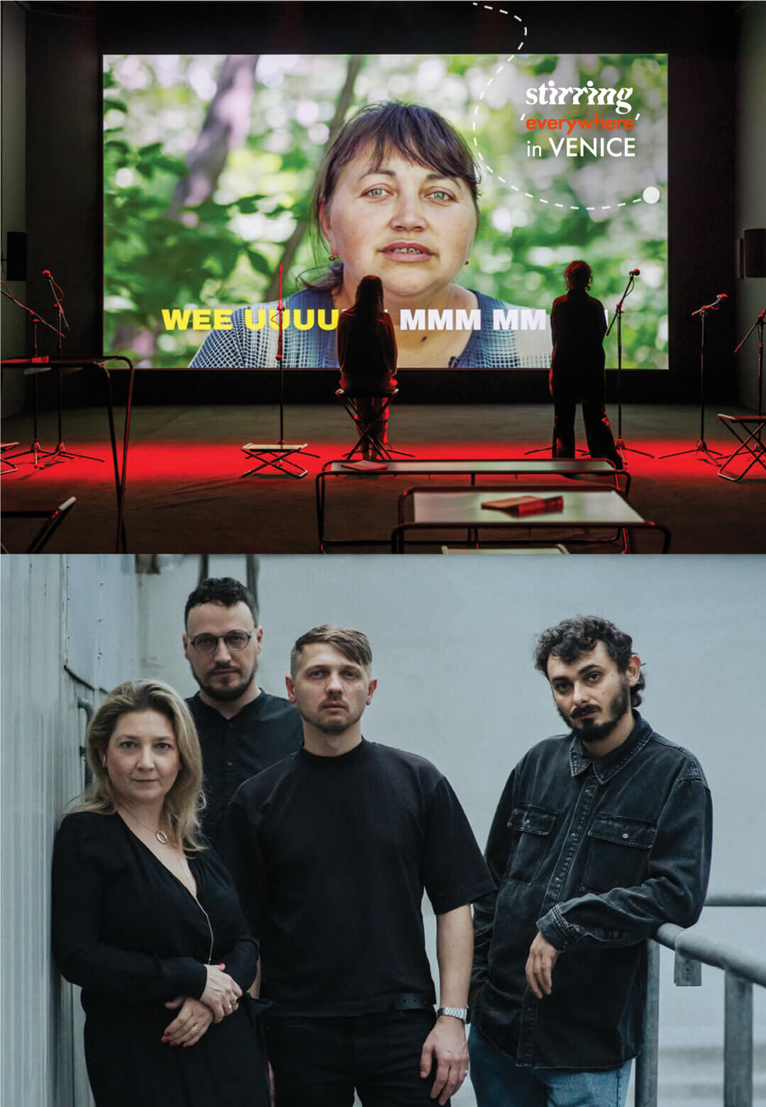 (L) Marta Czyż & Оpen Group (Yuriy Biley, Pavlo Kovach, Anton Varga), 2024 (R) Repeat after Me II, Polish Pavilion Venice Art Biennale 2024 | Venice Art Biennale | STIRworld