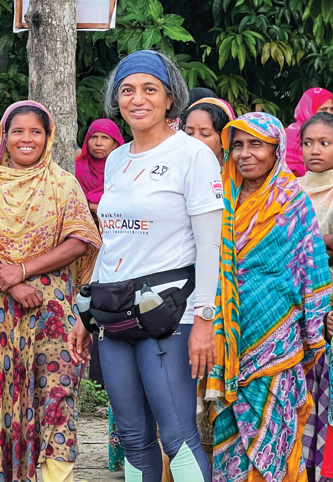 Architect Gita Balakrishnan captured enroute the walk 2.0 (Kolkata to Dhaka)|Walk for Arcause | Gita Balakrishnan | STIRworld