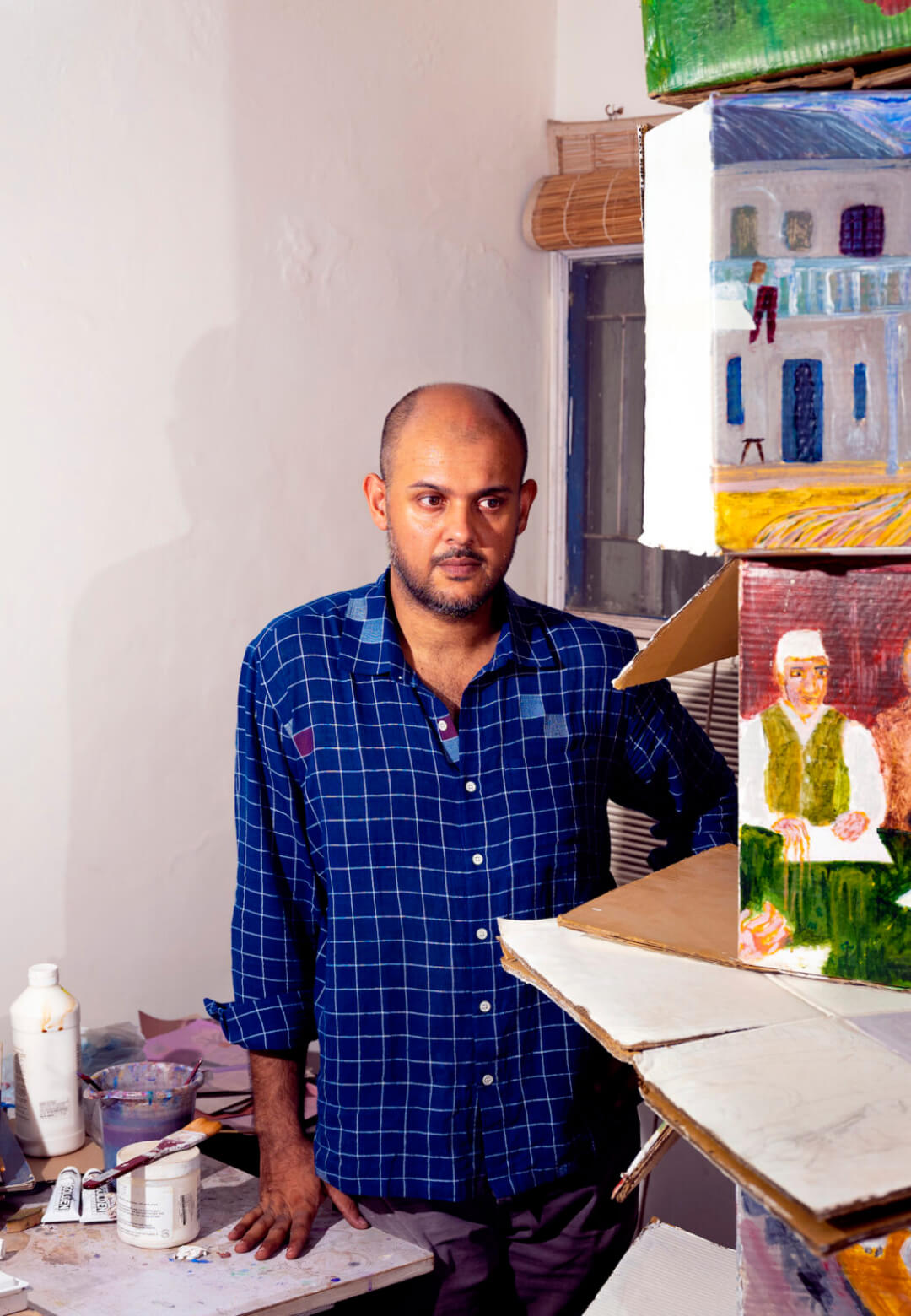 Self-portrait of Sohrab Hura in his studio | Experimenter | STIRworld