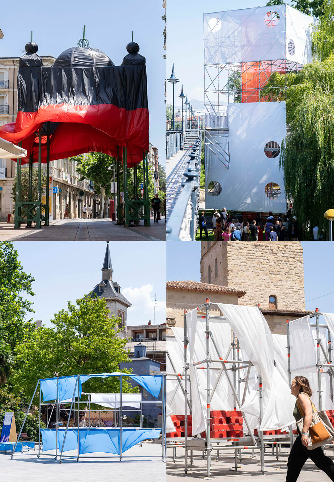 (Clockwise) &lsquo;La Serrana de San Bernab&eacute;&rsquo;; &lsquo;La escalera de la cig&uuml;e&ntilde;a&rsquo;; &lsquo;A Soft Embassy&rsquo;; &lsquo;Sidelined: A Space to Rethink Togetherness&rsquo; | Conc&eacute;ntrico | STIRworld