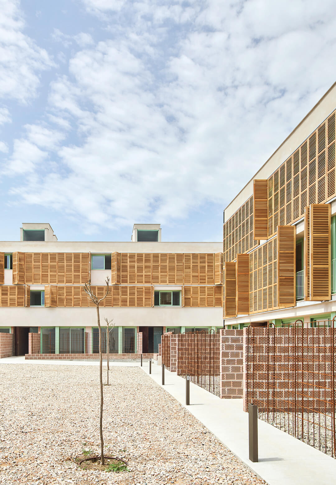54 Housing in Inca, view from the courtyard | 54 Social Housing in Inca | Alventosa Morell Arquitectes | STIRworld